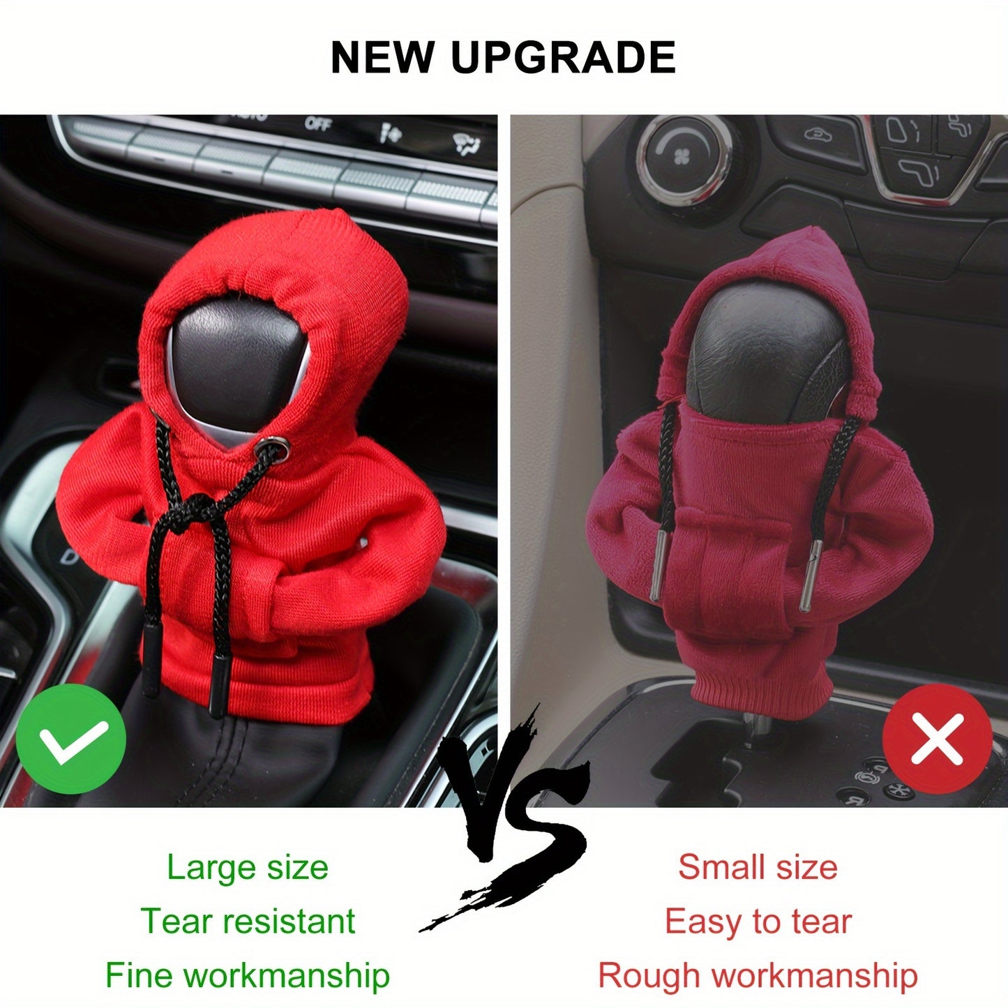 Hoodie Gear Shift Cover, Universal Fit