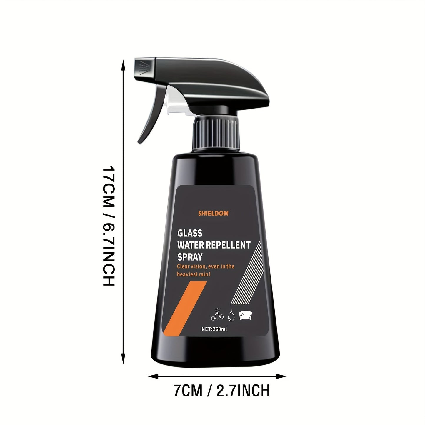 Rainproof Car Windshield Spray, 8.79oz