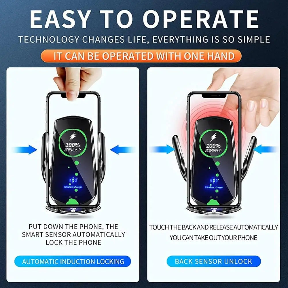 Q3 Smart Sensor Car Phone Wireless Charger