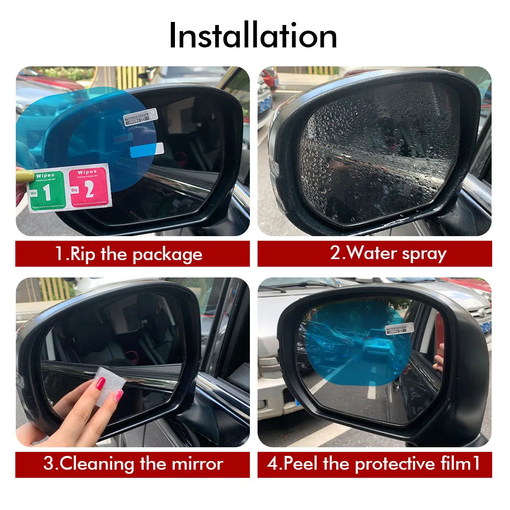 Car Rearview Mirror Film Side Window Rainproof